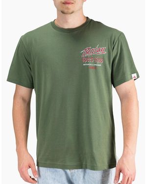 Replay Speedshop T-Shirt Khaki - Green