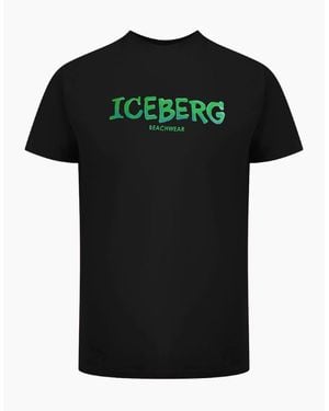 Iceberg Ice Bold Logo T-Shirt - Black