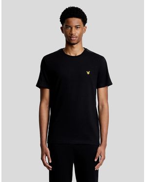Lyle & Scott Sports Jacquard Tape T-Shirt - Black