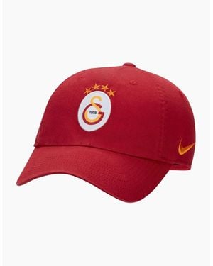 Nike H86 Adjustable Curved Brim Dad Cap - Red