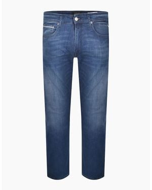 Replay Grover Power Stretch Straight-Fit Jeans - Blue