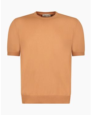 Gran Sasso Cotton Knit T-Shirt - White