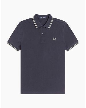 Fred Perry Twin Tipped Polo Shirt - Blue