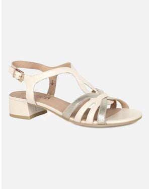 Caprice Compass Sandals - Metallic