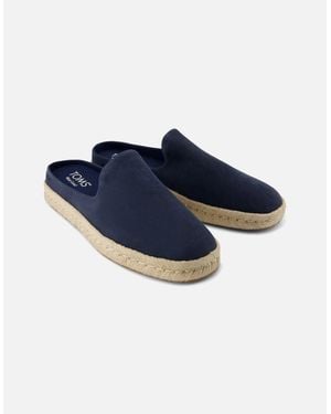 TOMS Santiago Mule Leather Mules - Blue