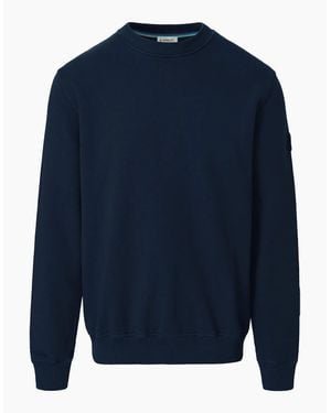Sandbanks Badge Logo Sweatshirt - Blue