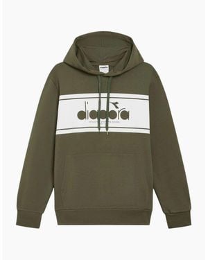 Diadora Logo Rifle Hoodie - Green