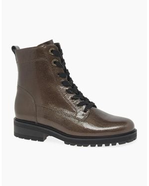 Gabor Flamboyant Ankle Boots - Brown