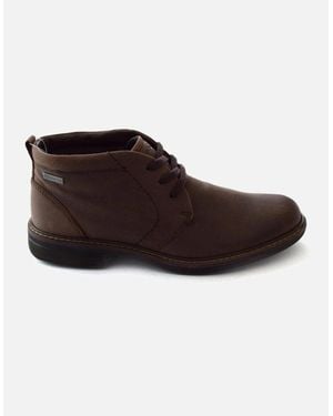Ecco Turn Boot Waterproof Ankle Boot - Brown