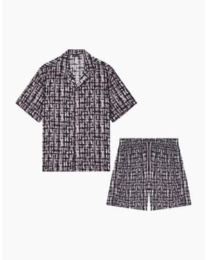 Emporio Armani Woven Camo Shirt Set - Multicolour