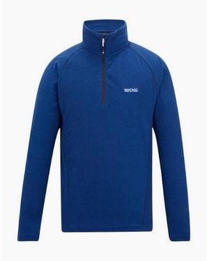 Regatta Great Outdoors Montes Funnel Neck Fleece Jumper - Blue