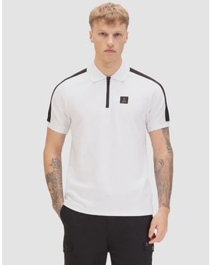 Luke 1977 Luke1977 Caltech 1000 Zip Polo Shirt - White