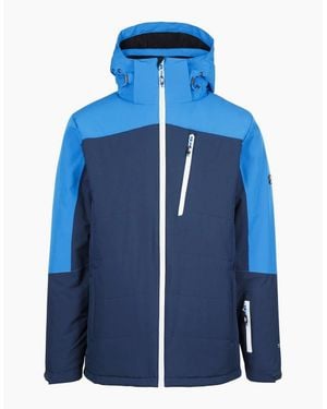 Trespass Bowie Hooded Ski Jacket With Zipped Pocket - Blue
