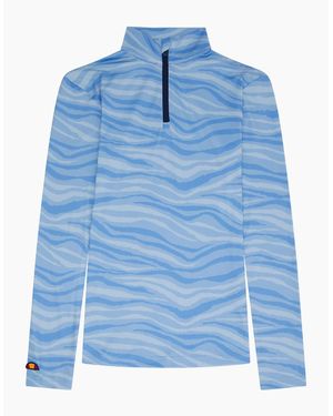 Ellesse Jazmin 1/2 Zip Top - Blue