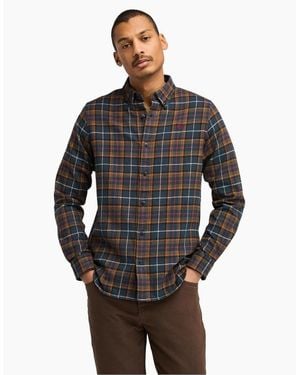 Timberland Regular Fit Flannel Check Shirt - Grey