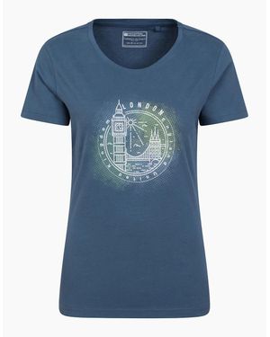 Mountain Warehouse Ladies London Short-Sleeved T-Shirt - Blue