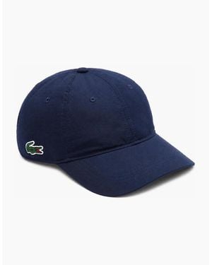 Lacoste Sport Lightweight Taffeta Baseball Cap - Blue