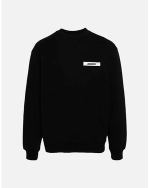 Jacquemus The Gros Grain Sweatshirt - Black