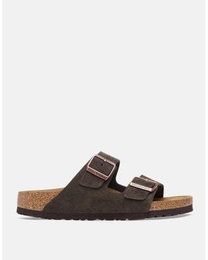 Birkenstock Arizona Arizona Suede Leather Sandal - Brown