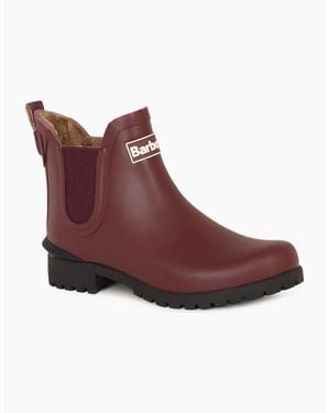 Barbour Kirkton Ankle Wellingtons - Purple