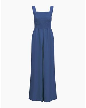 Trespass Ladies Cove Full Length Sleeveless Casual Jumpsuit - Blue