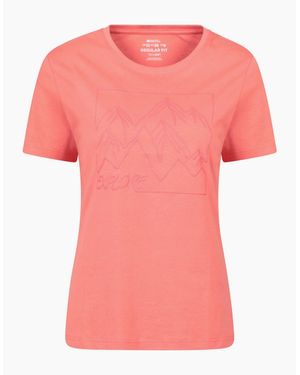 Mountain Warehouse Ladies Hiking Trail T-Shirt - Pink