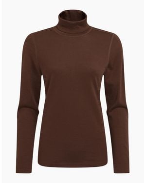 Craghoppers Ladies Charadrion Merino Wool Long-Sleeved T-Shirt - Brown