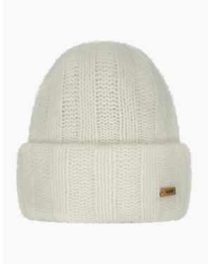Barts River Rush Knit Knitted Wool Beanie Hat - White
