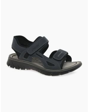 Rieker Harbour Casual Sandals - Black