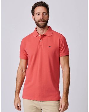 aubi Oliver Pique Polo - Red