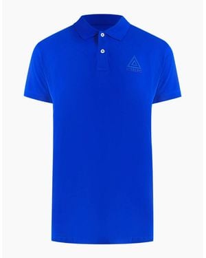 Iceberg Ice Triangle Logo Polo Shirt - Blue