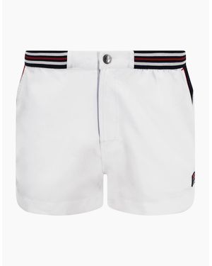 Fila Hightide Terry Stripe Shorts - White