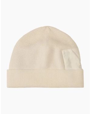 C.P. Company Extrafine Merino Wool Pocket Beanie - Natural