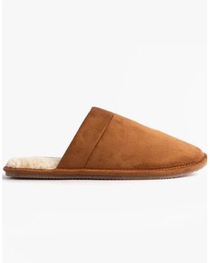 Polo Ralph Lauren Klarence Mule Slippers Snff/Blackwatch/Cream - Brown