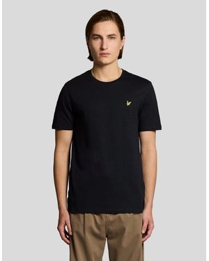 Lyle & Scott Fine Cotton Slub T-Shirt - Black