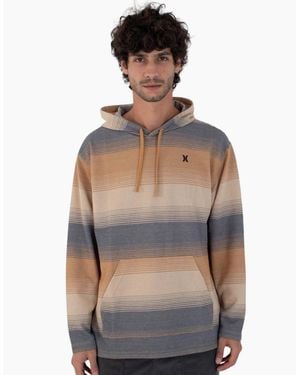 Hurley Og Hooded Poncho Kangaroo Pocket Hoodie - Grey