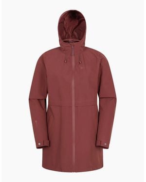 Mountain Warehouse Ladies Hilltop Ii Waterproof Jacket - Red