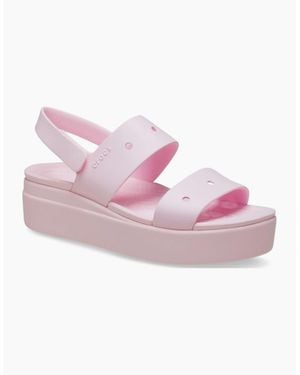 Crocs™ Brooklyn 4U Wedge Sandals - Pink