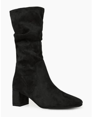 Caprice Connie Calf Length Boots - Black