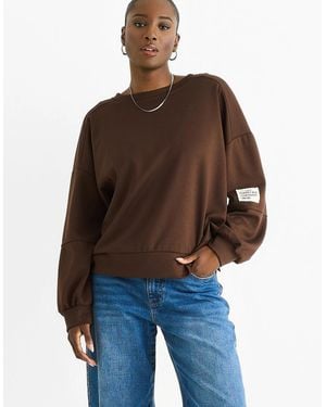 Gini London Chocolate Soft Lightweight Pull Over Jumper - Brown
