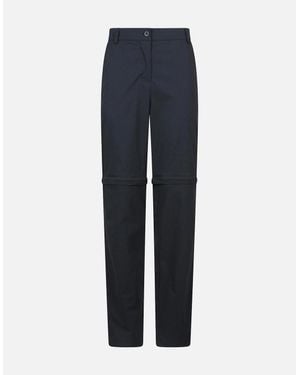 Mountain Warehouse Ladies Delta Stretch Zip-Off Trousers - Blue