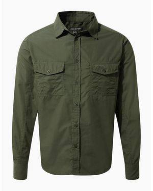 Craghoppers Kiwi Long-Sleeved Shirt - Green