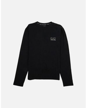 EA7 Train Evolution Long Sleeve T-Shirt - Black