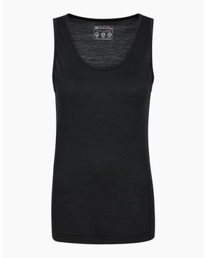 Mountain Warehouse Ladies Merino Wool Cami Vest Top - Black