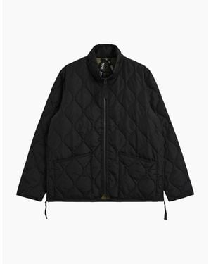 Taion Military High Neck Zip Down Jacket - Black