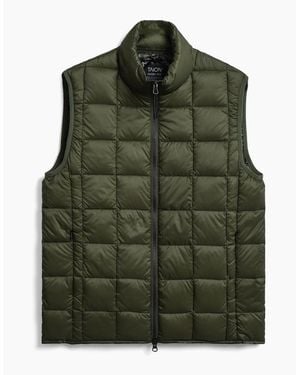 Taion Original High Neck Down Vest - Green