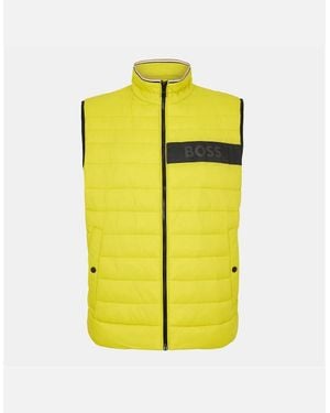 BOSS Darolan Sleeveless Gilet - Yellow