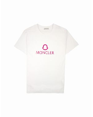 Moncler Ss Logo T Shirt 001 - White