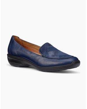 Hotter Faith Ii Slip On Shoes - Blue