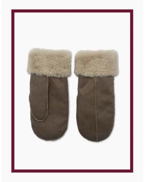 Nooki Design Fleur Mittens - White